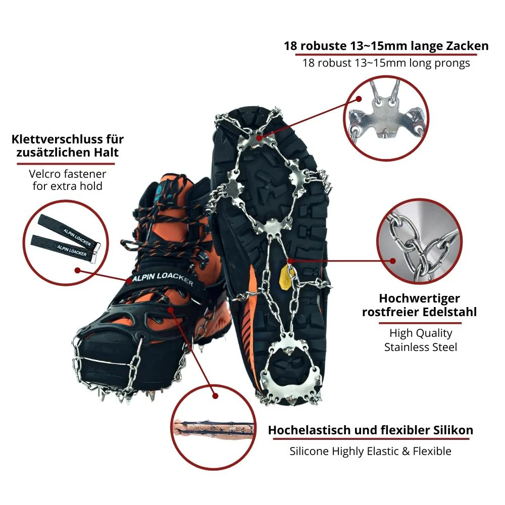 Chain Pro 18 Grödel, Grödeln, Spikes, Schneeketten - Image 9