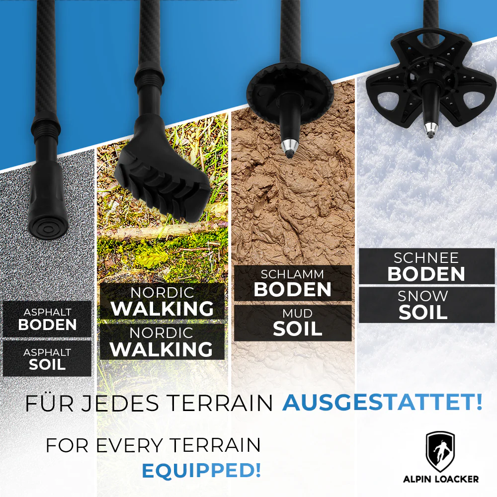Faltbare Wanderstöcke aus Aluminium - Image 10