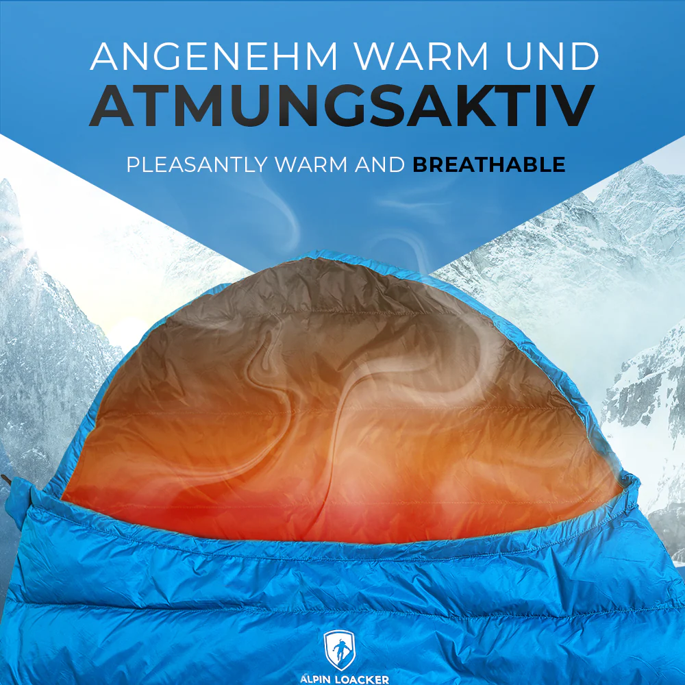 Leichter Sommer Daunenschlafsack - Image 8