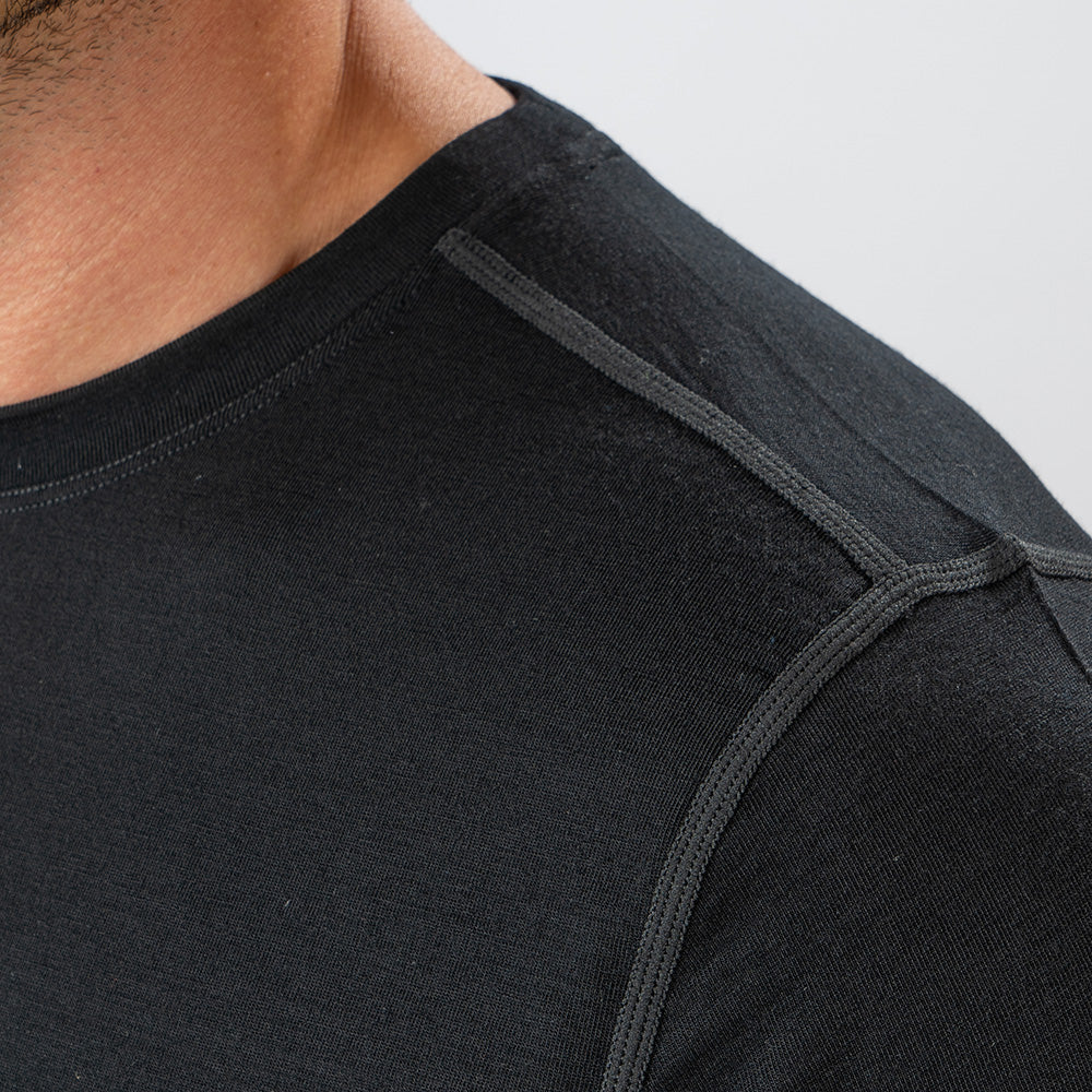 Merino Langarmshirt mit Zip Herren 230 g/m2 - Image 5